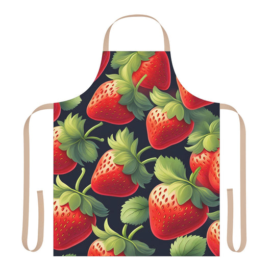 Strawberry 1 Apron, 5 Color Straps (AOP)