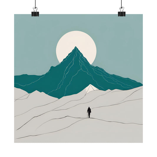 Lone Collection Walker 5 Matte Square Posters