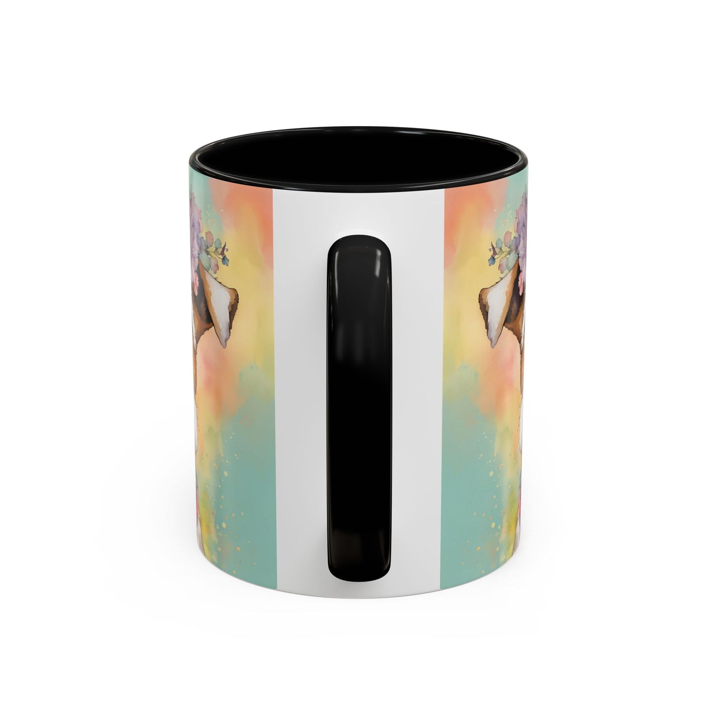 Fox Terrier 01 Accent Coffee Mug - Dog Lover Gift