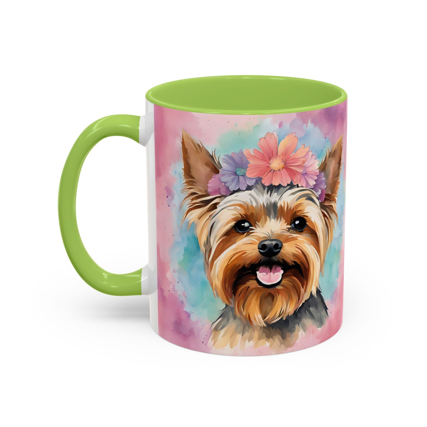 Yorkshire Terrier 02 Accent Coffee Mug - Dog Lover Gift