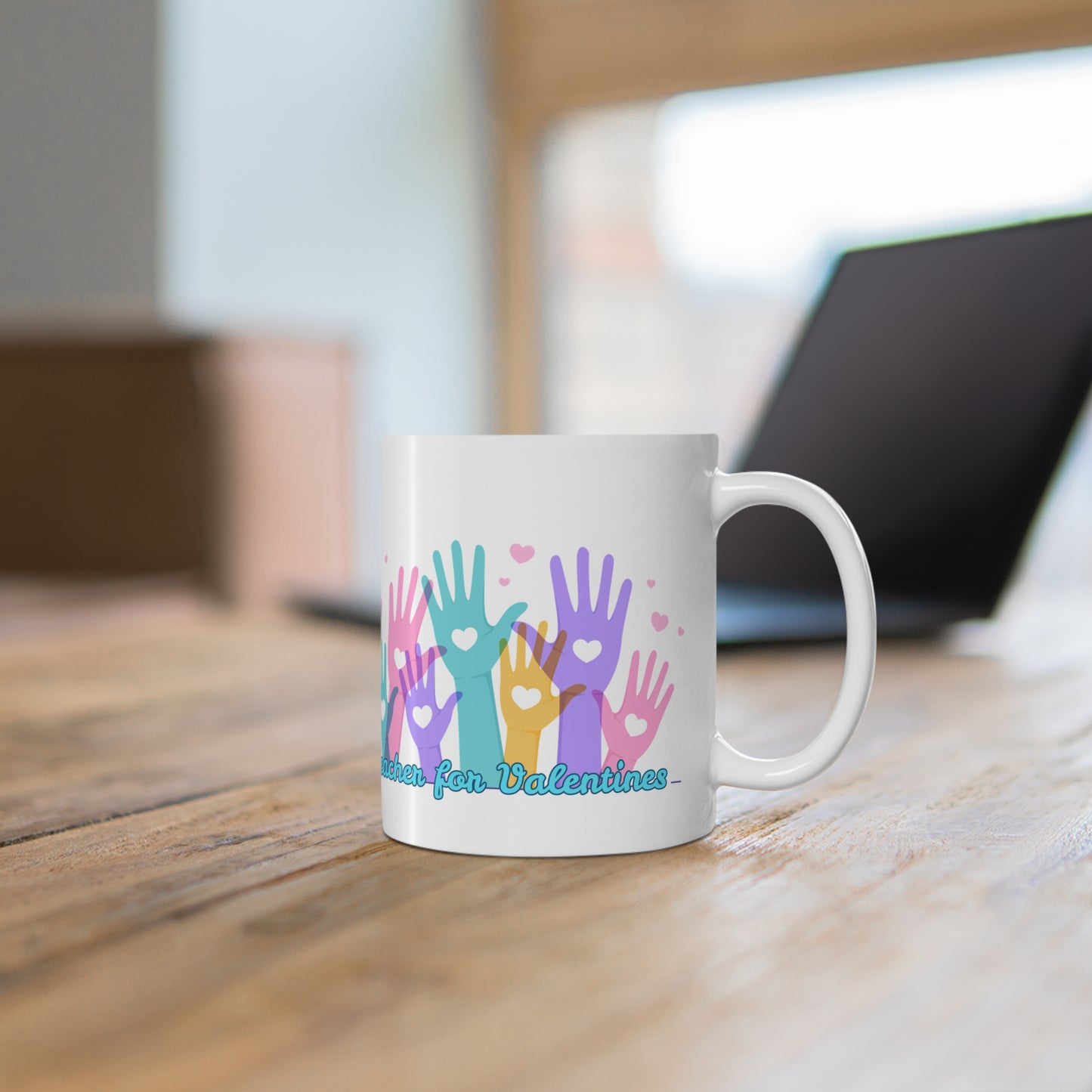 Teacher For Valentines 2 Mug Ceramic 11oz