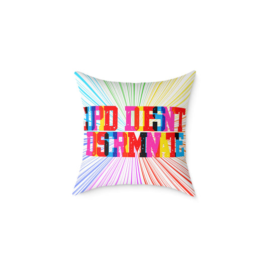 Cupid Doesn’t Discriminate Poly Pillow