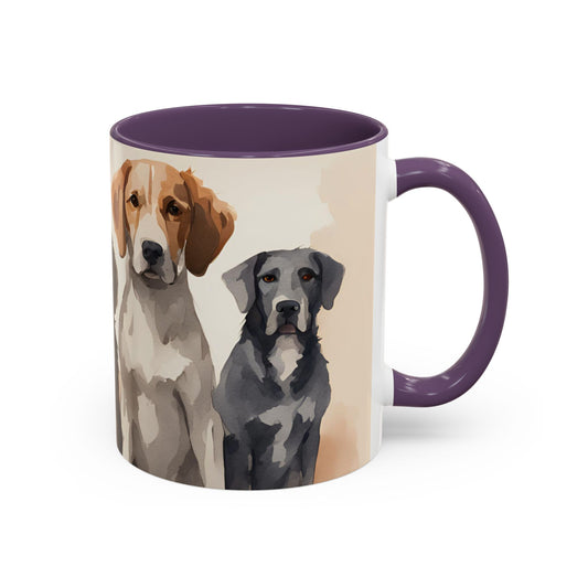 Doggies in a Row 1 Accent Mug 11oz