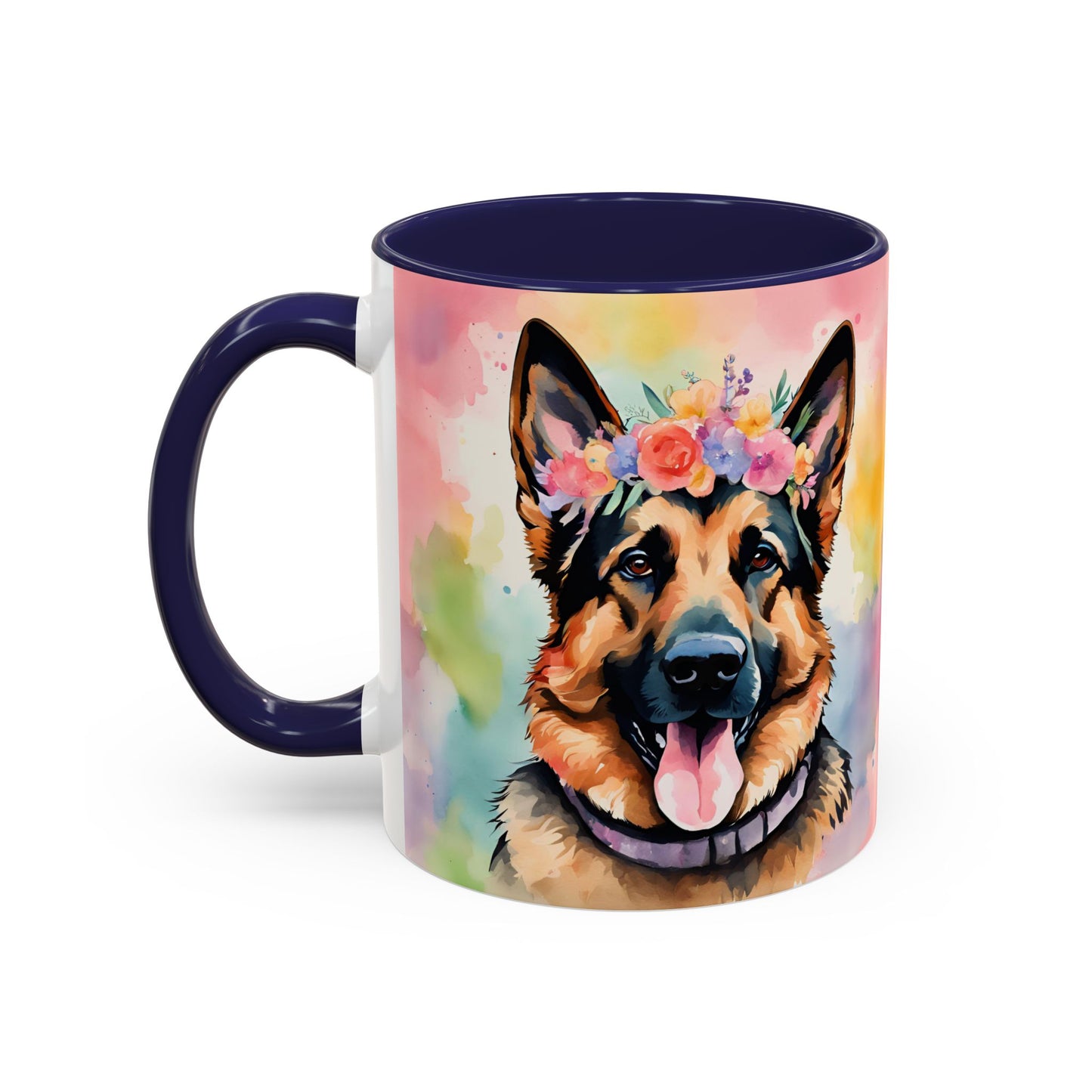 German Shepherd 01 Accent Coffee Mug - Dog Lover Gift