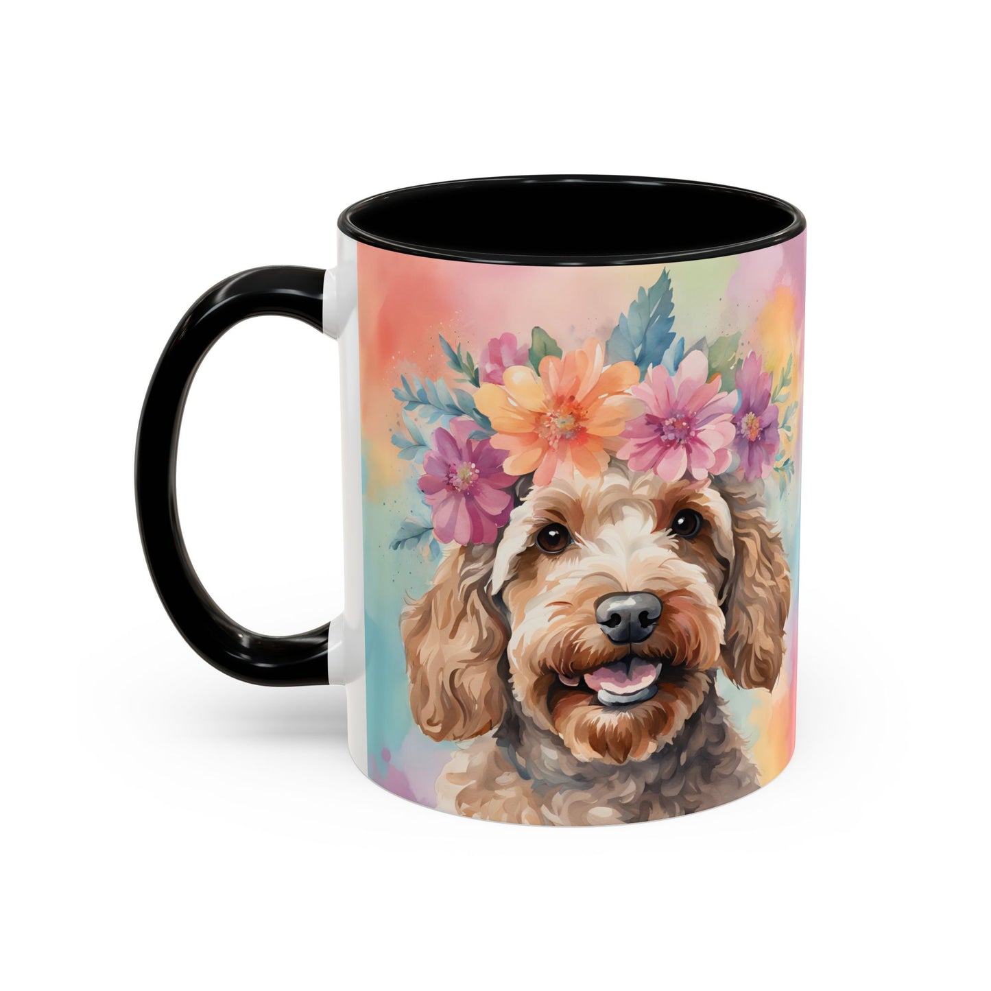 Cockapoo 01 Accent Coffee Mug - Dog Lover Gift