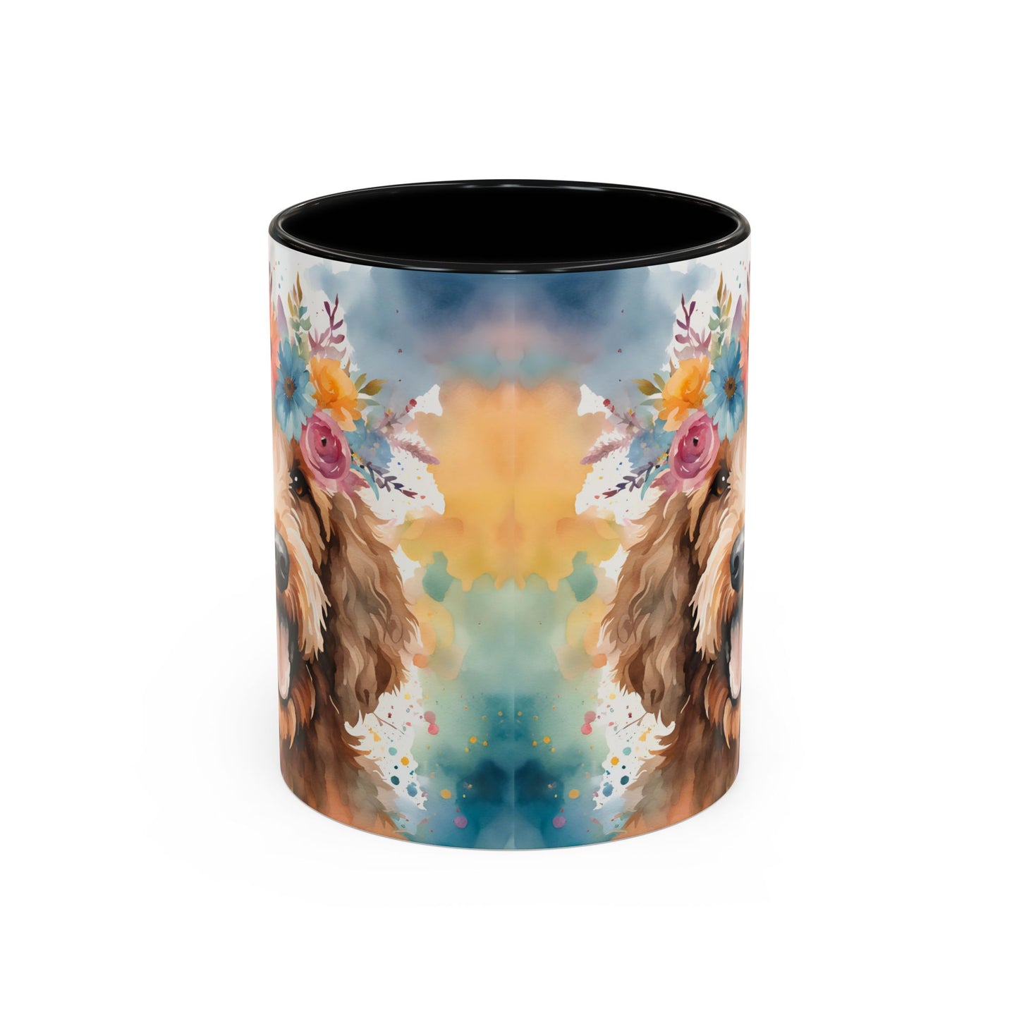 Labradoodle 03 Accent Coffee Mug - Dog Lover Gift