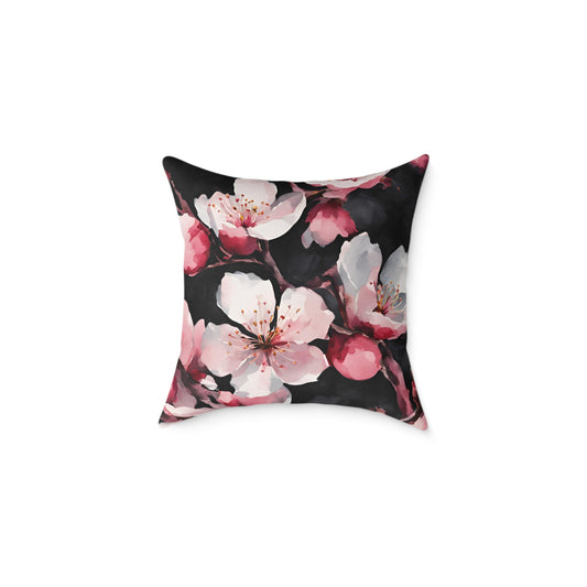 Cherry Blossom 01 Poly Pillow - Natures Beauty Design
