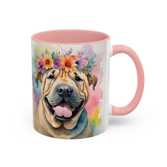 Shar Pei 02 Accent Coffee Mug - Dog Lover Gift