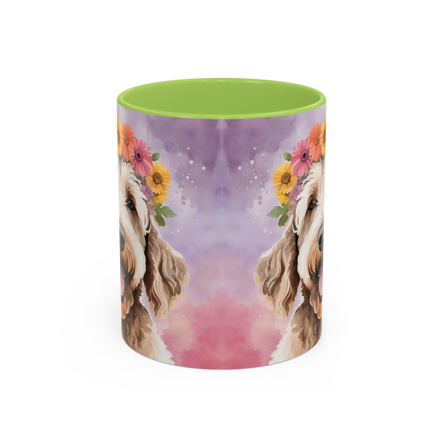 Labradoodle 02 Accent Coffee Mug - Dog Lover Gift