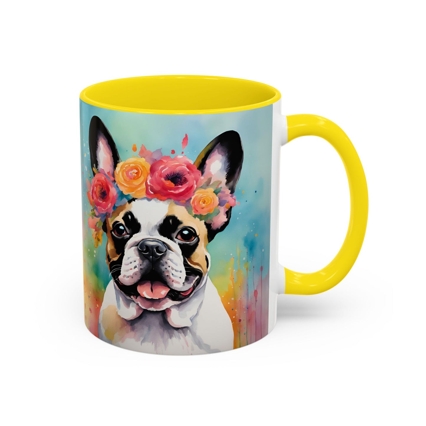 French Bulldog 03 Accent Coffee Mug - Dog Lover Gift