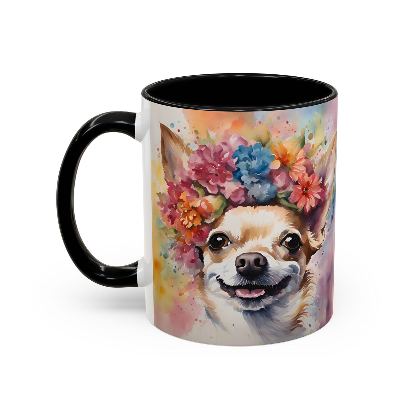Chihuahua 04 Accent Coffee Mug - Dog Lover Gift
