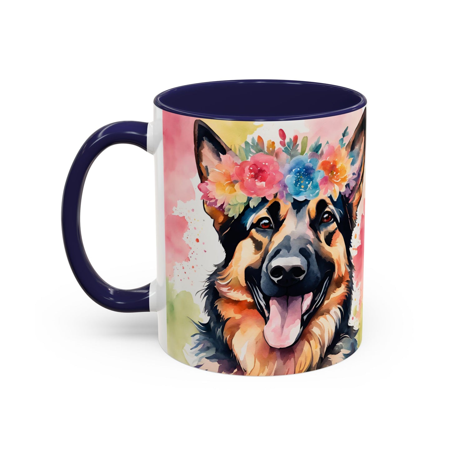 German Shepherd 03 Accent Coffee Mug - Dog Lover Gift