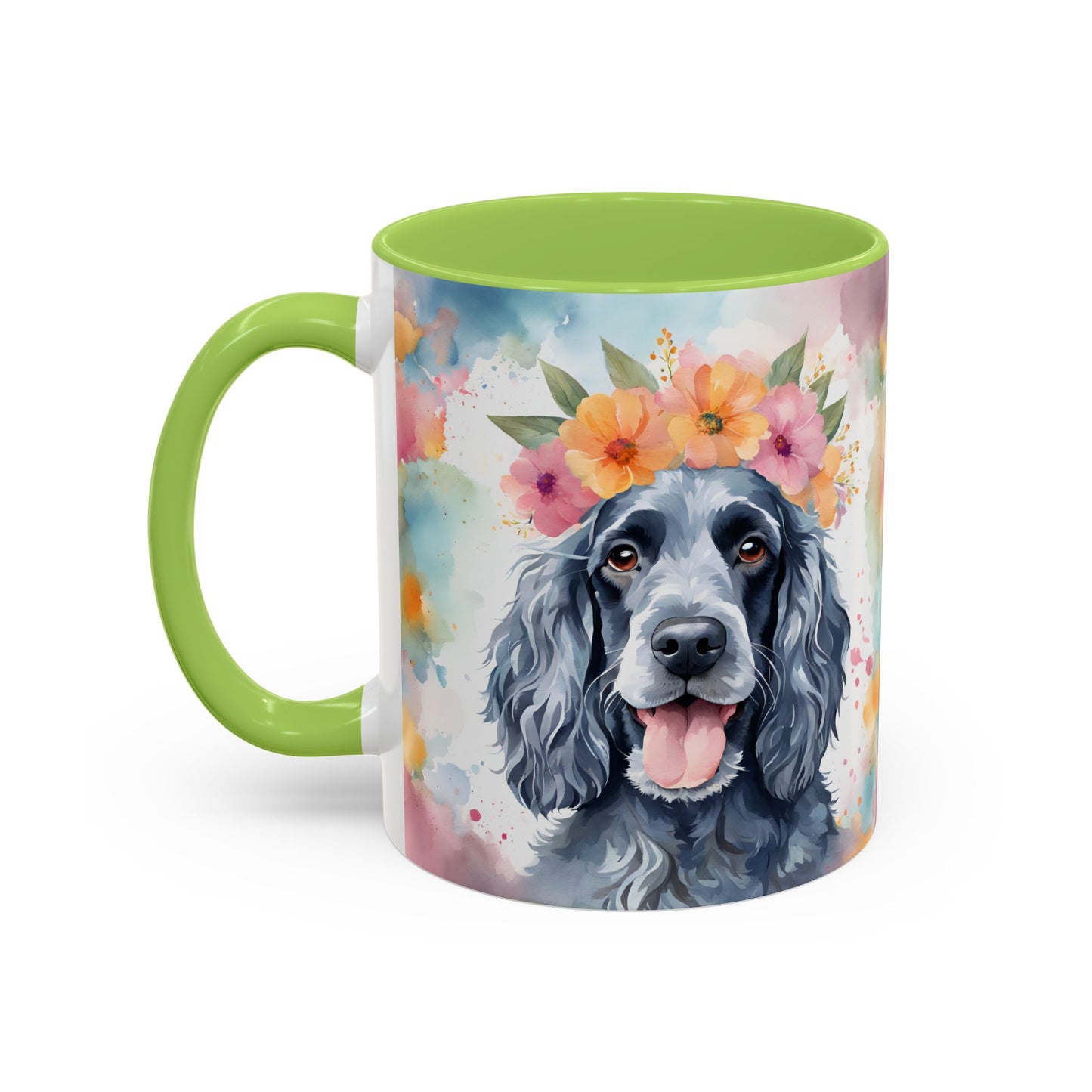 Blue Roan Cocker Spaniel 03 Accent Coffee Mug - Dog Lover Gift