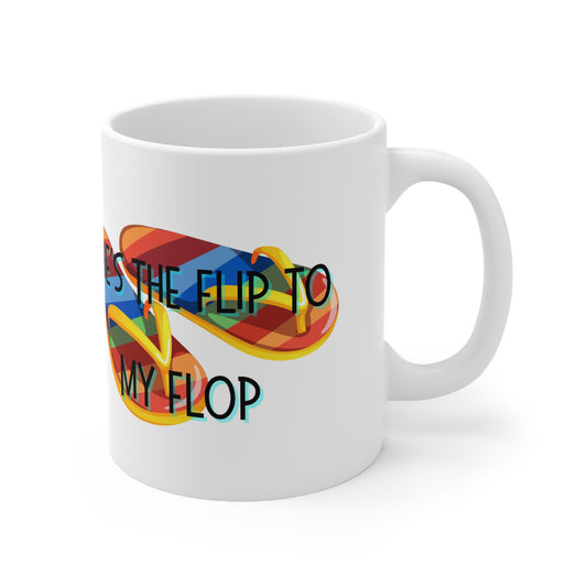 He’s The Flip To My Flop Valentines Mug Ceramic 11oz