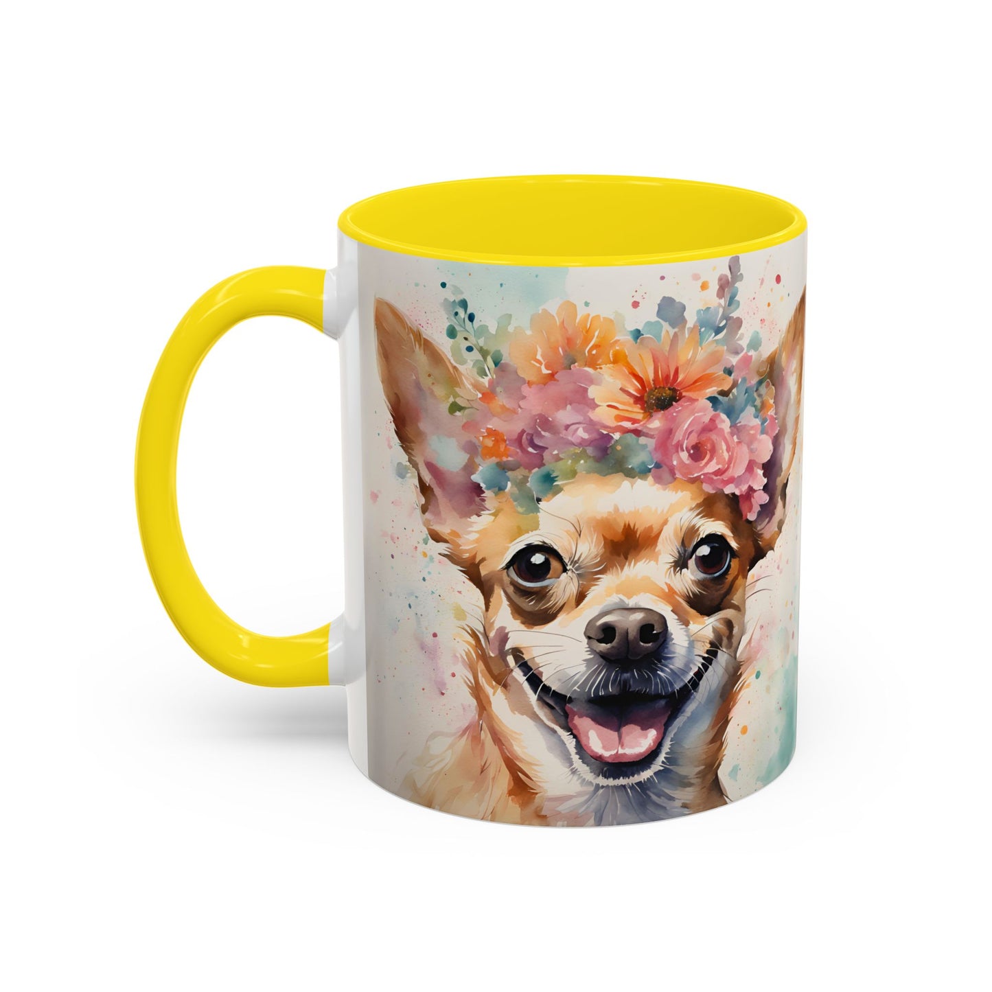 Chihuahua 02 Accent Coffee Mug - Dog Lover Gift