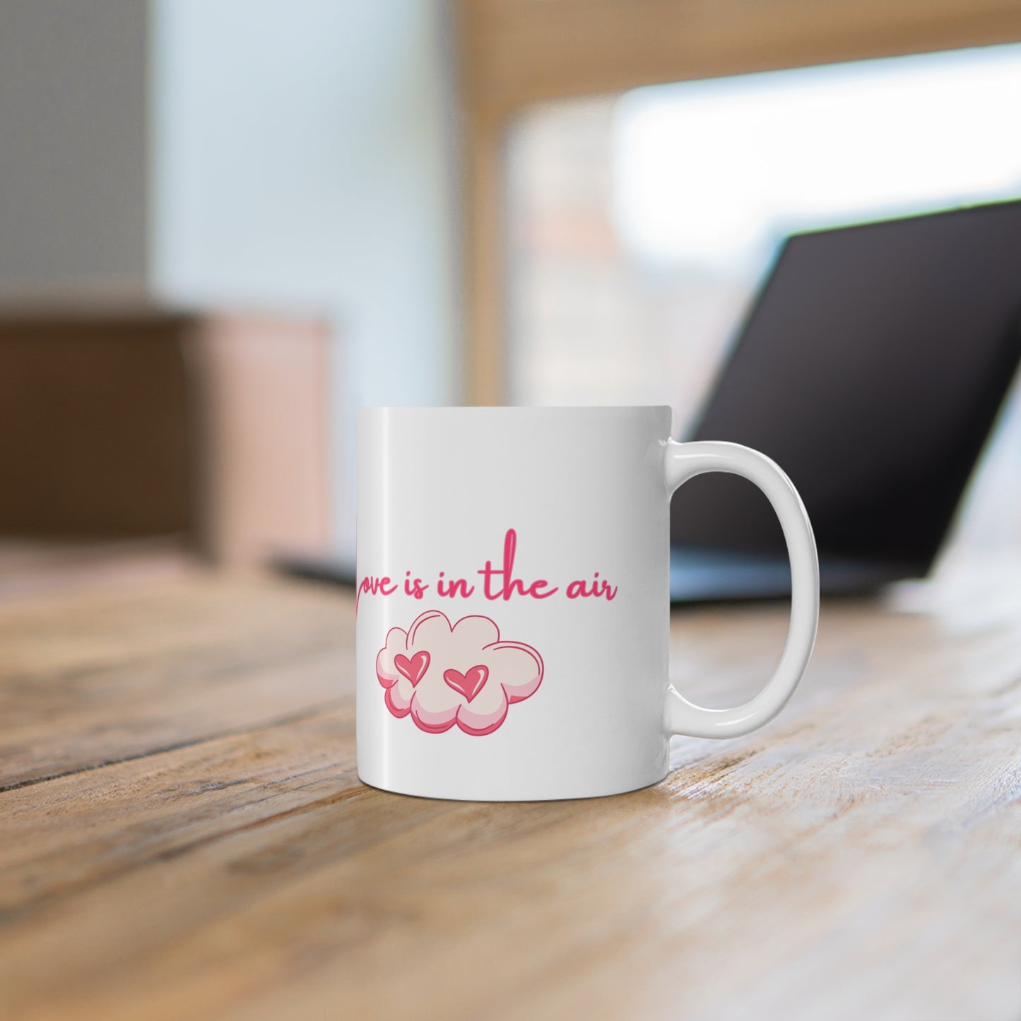 Love Is In The Air Valentines Mug Ceramic 11oz