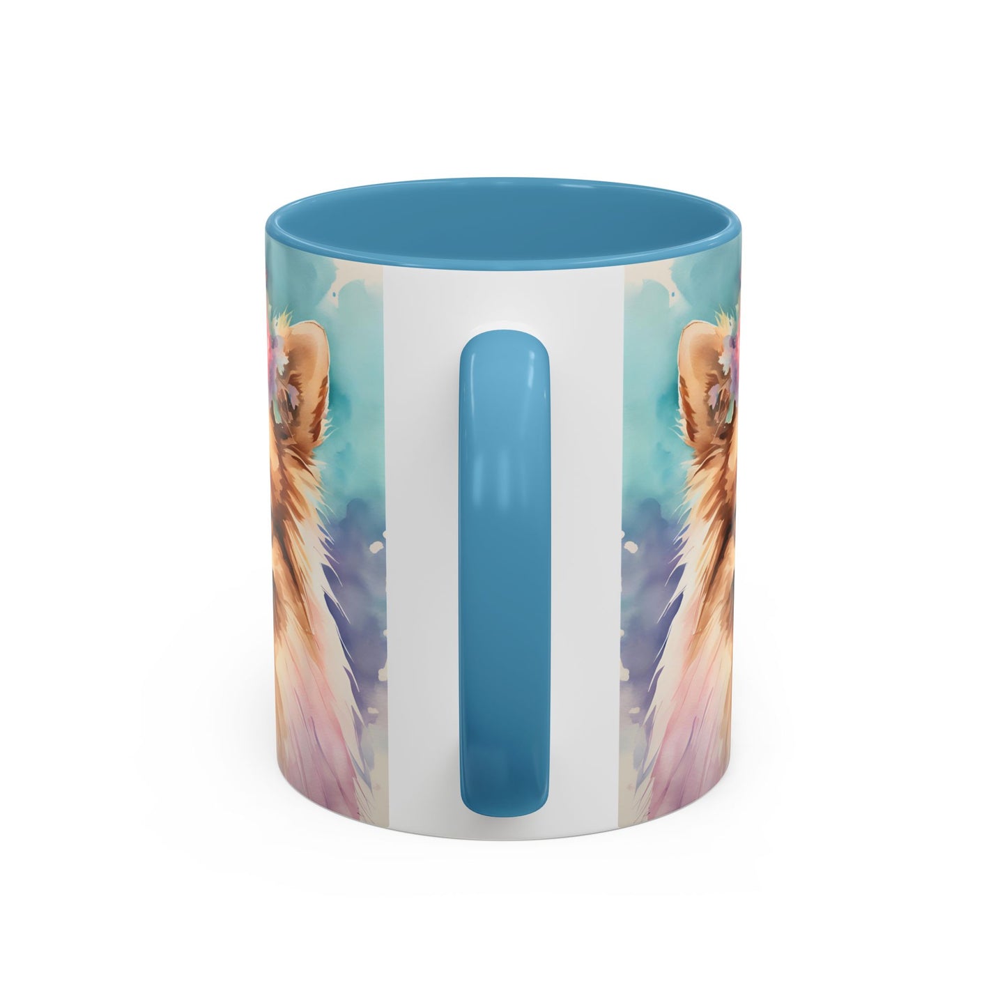 Pomeranian 03 Accent Coffee Mug - Dog Lover Gift