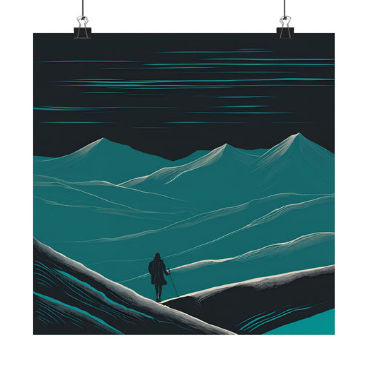 Lone Collection Walker 11 Matte Square Posters