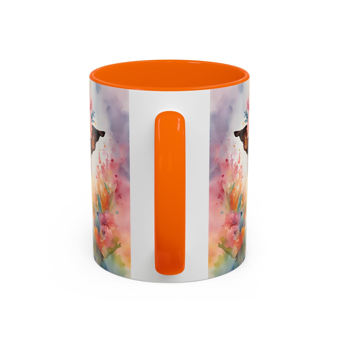 Jack Russell 02 Accent Coffee Mug - Dog Lover Gift