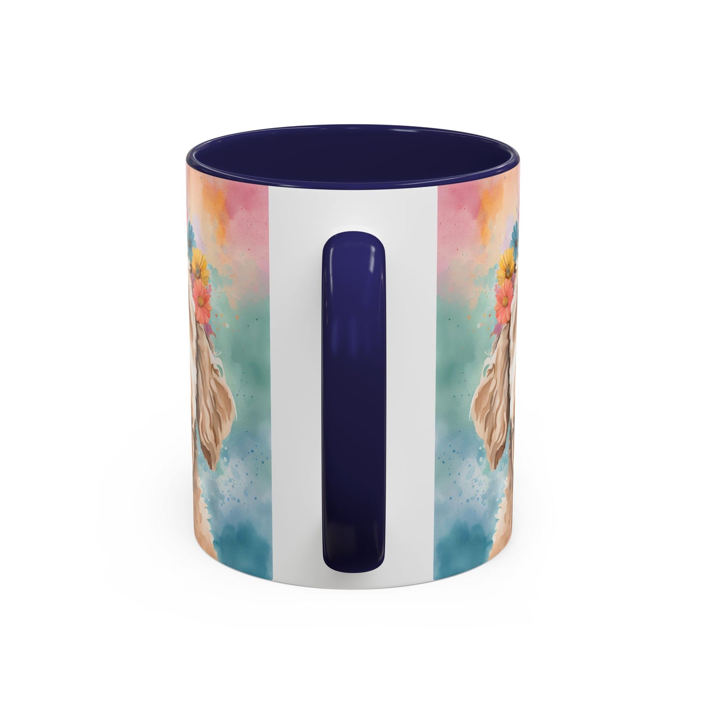 Labradoodle 02 Accent Coffee Mug - Dog Lover Gift