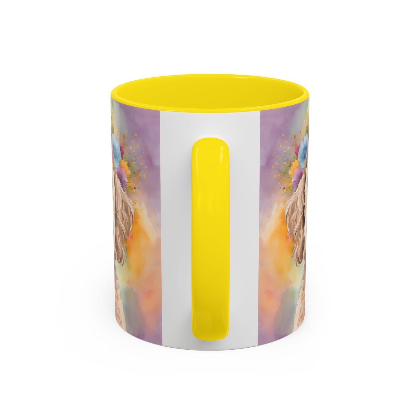 Labradoodle 01 Accent Coffee Mug - Dog Lover Gift