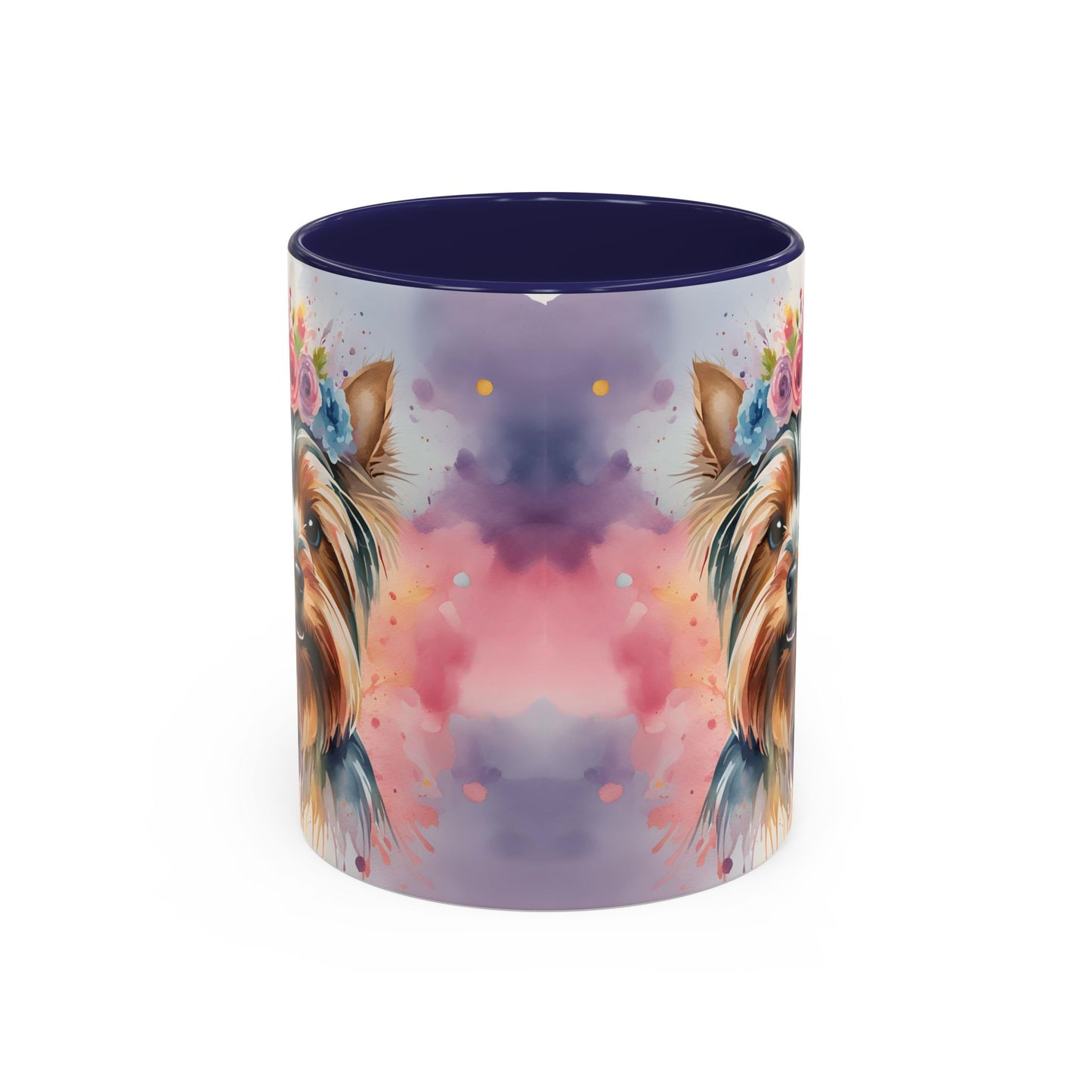 Yorkshire Terrier 01 Accent Coffee Mug - Dog Lover Gift