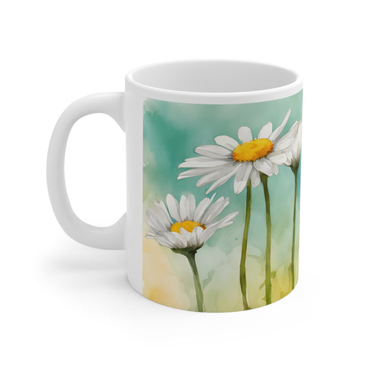 Daisies 04 Mug - Nature's Beauty Collection