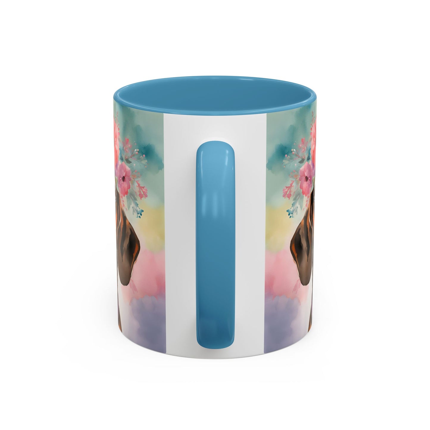 Dachshund 03 Accent Coffee Mug - Dog Lover Gift