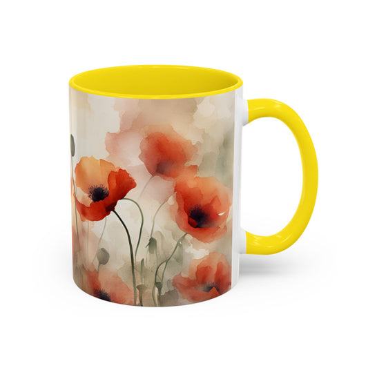 Poppy 2 Accent Mug 11oz