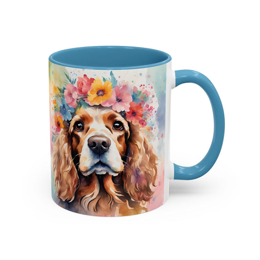 Cocker Spaniel 03 Accent Coffee Mug - Dog Lover Gift