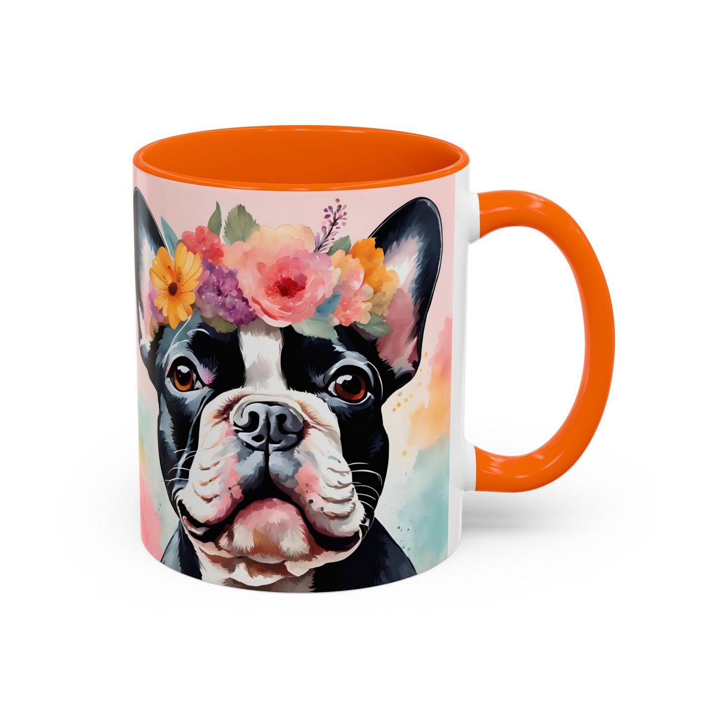 French Bulldog 01 Accent Coffee Mug - Dog Lover Gift