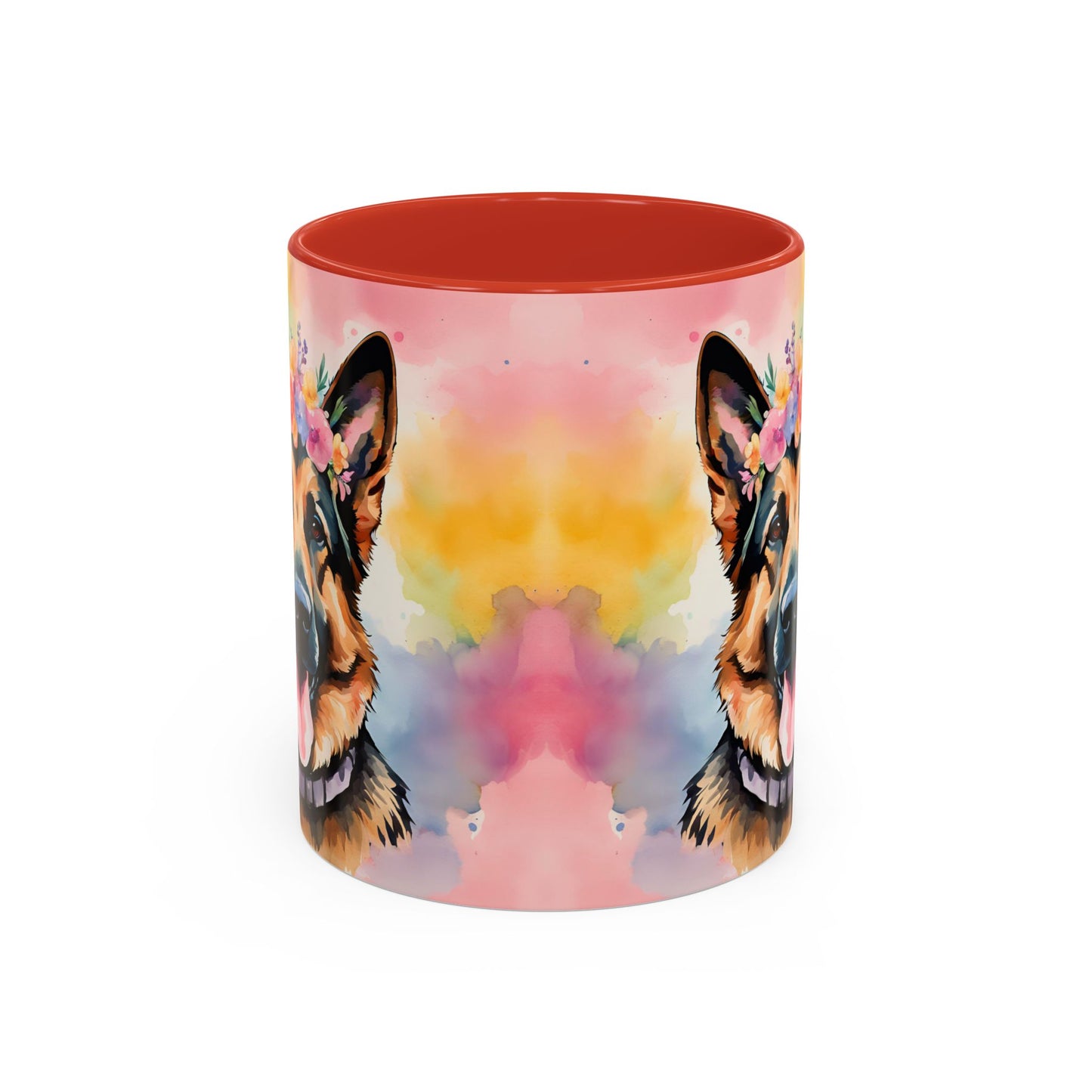 German Shepherd 01 Accent Coffee Mug - Dog Lover Gift