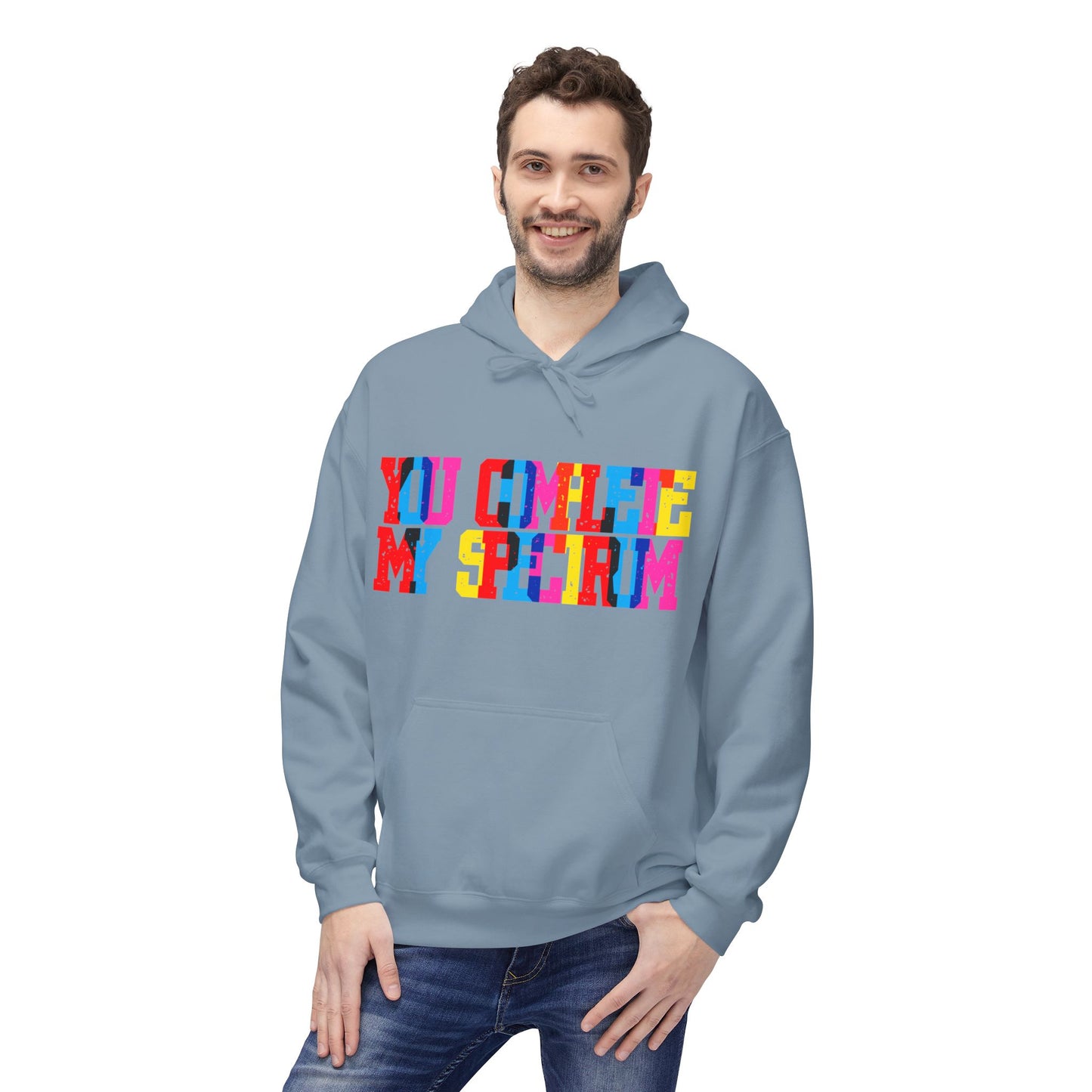 You Complete My Spectrum Unisex Valentines Hoodie