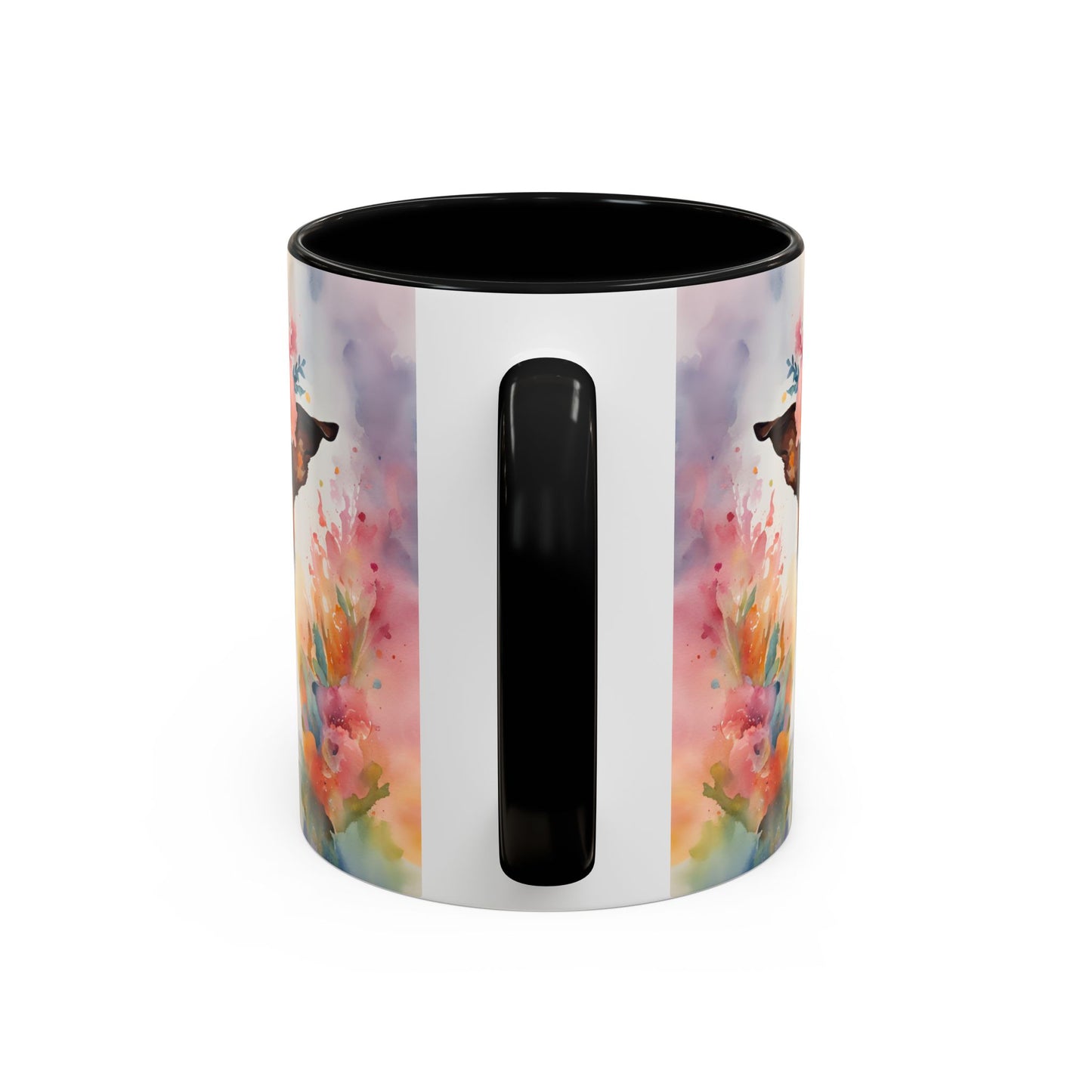 Jack Russell 02 Accent Coffee Mug - Dog Lover Gift