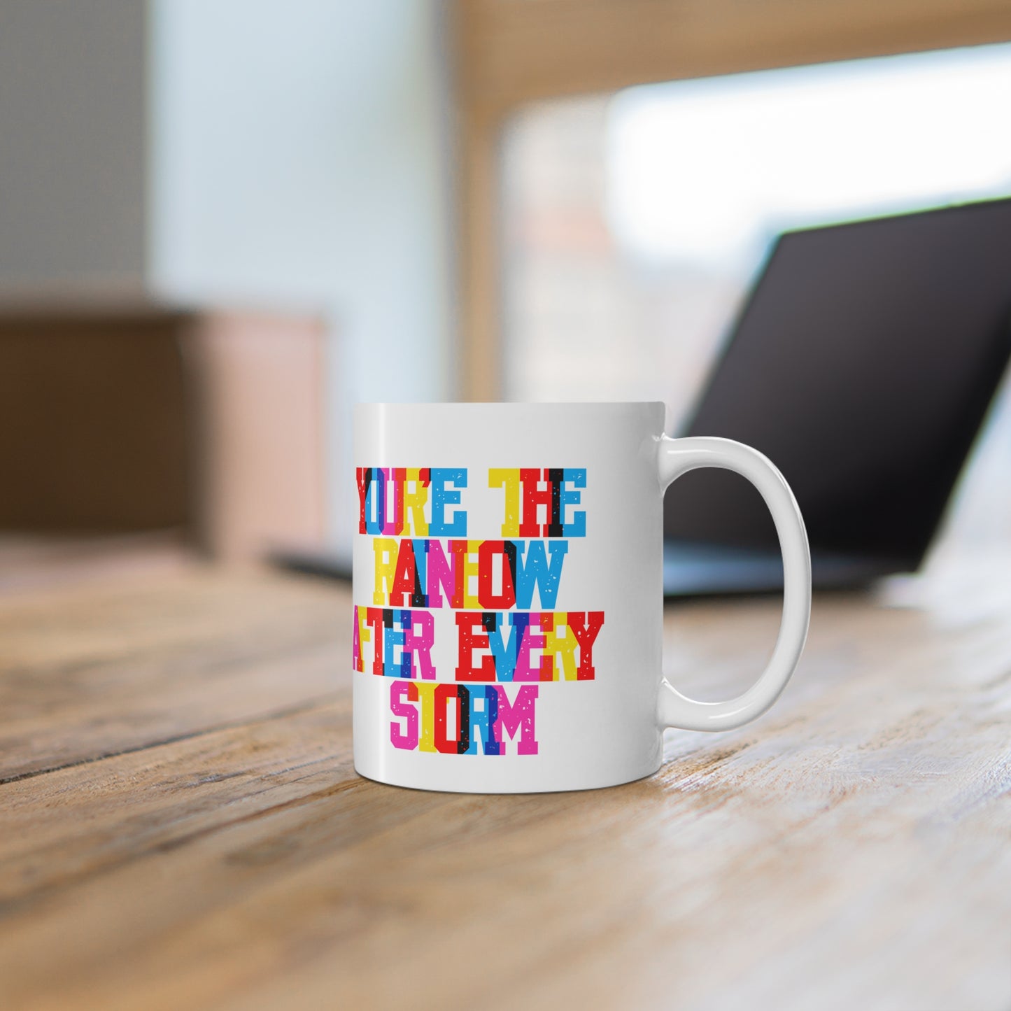 You’re The Rainbow After Every Storm Valentines Mug Ceramic 11oz