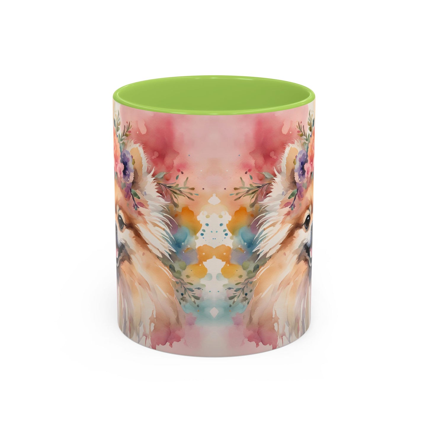 Pomeranian 02 Accent Coffee Mug - Dog Lover Gift
