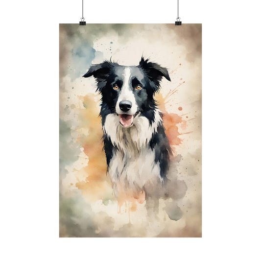 Dogs Sheep Dog 03 Matte Vertical Poster