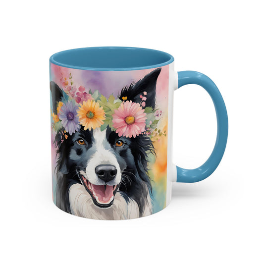 Border Collie 03 Accent Coffee Mug - Dog Lover Gift
