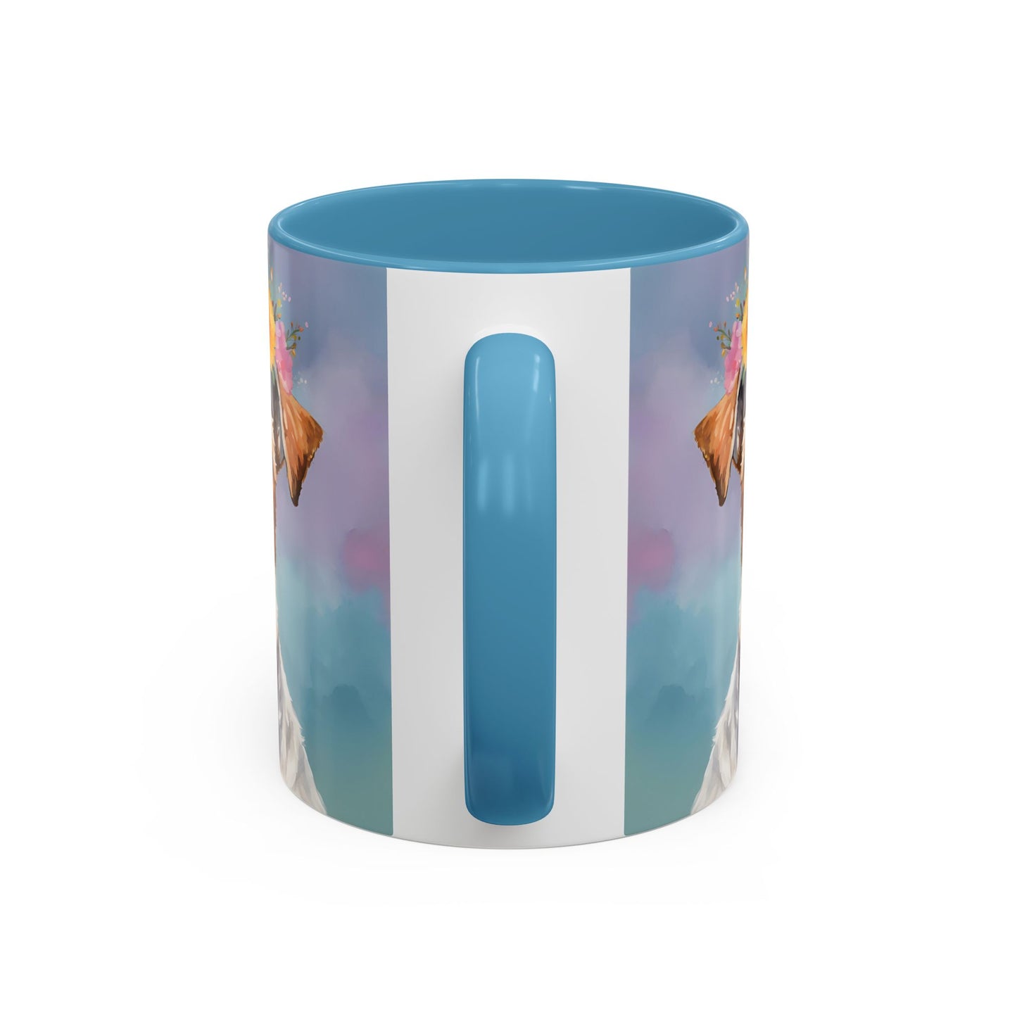 Fox Terrier 02 Accent Coffee Mug - Dog Lover Gift