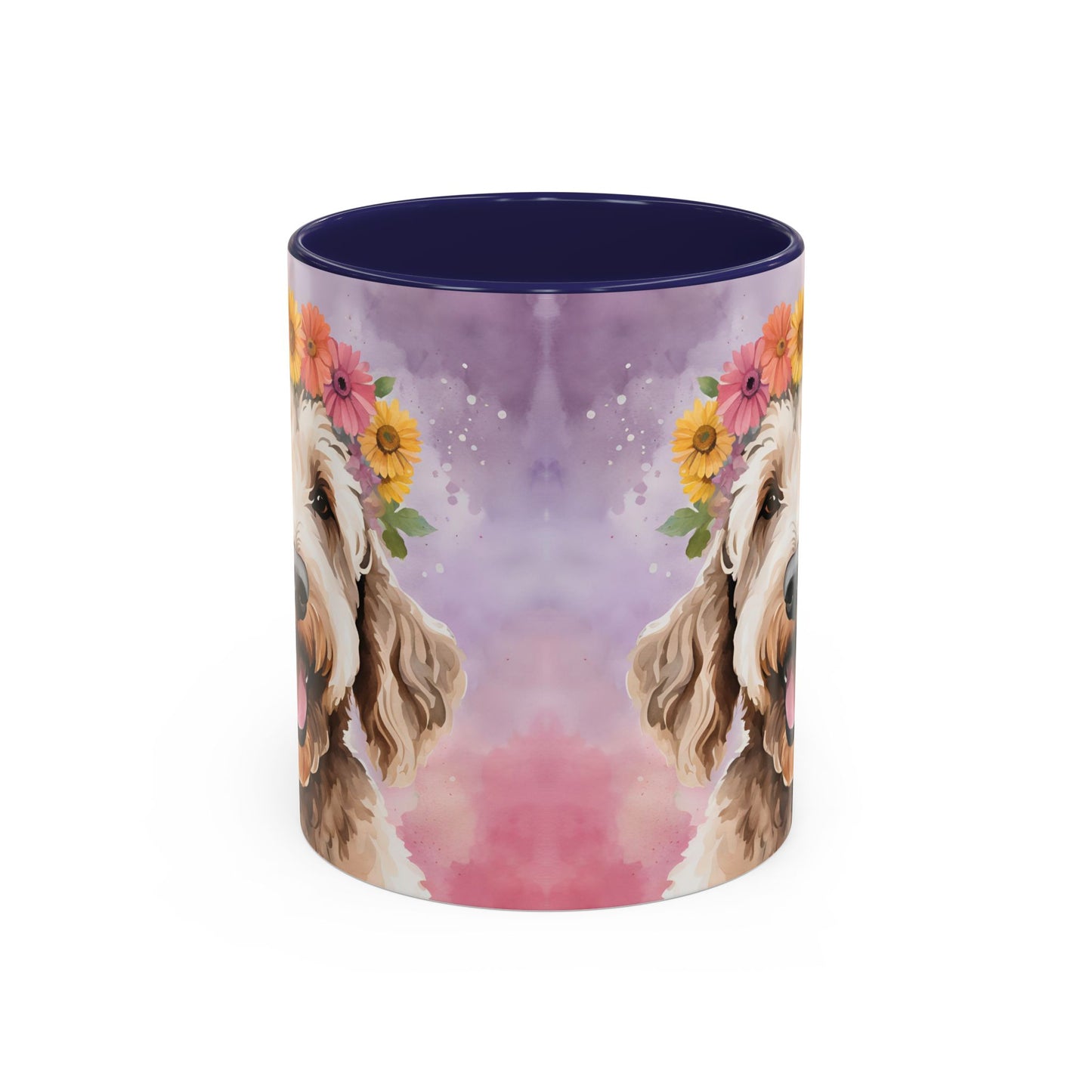 Labradoodle 02 Accent Coffee Mug - Dog Lover Gift
