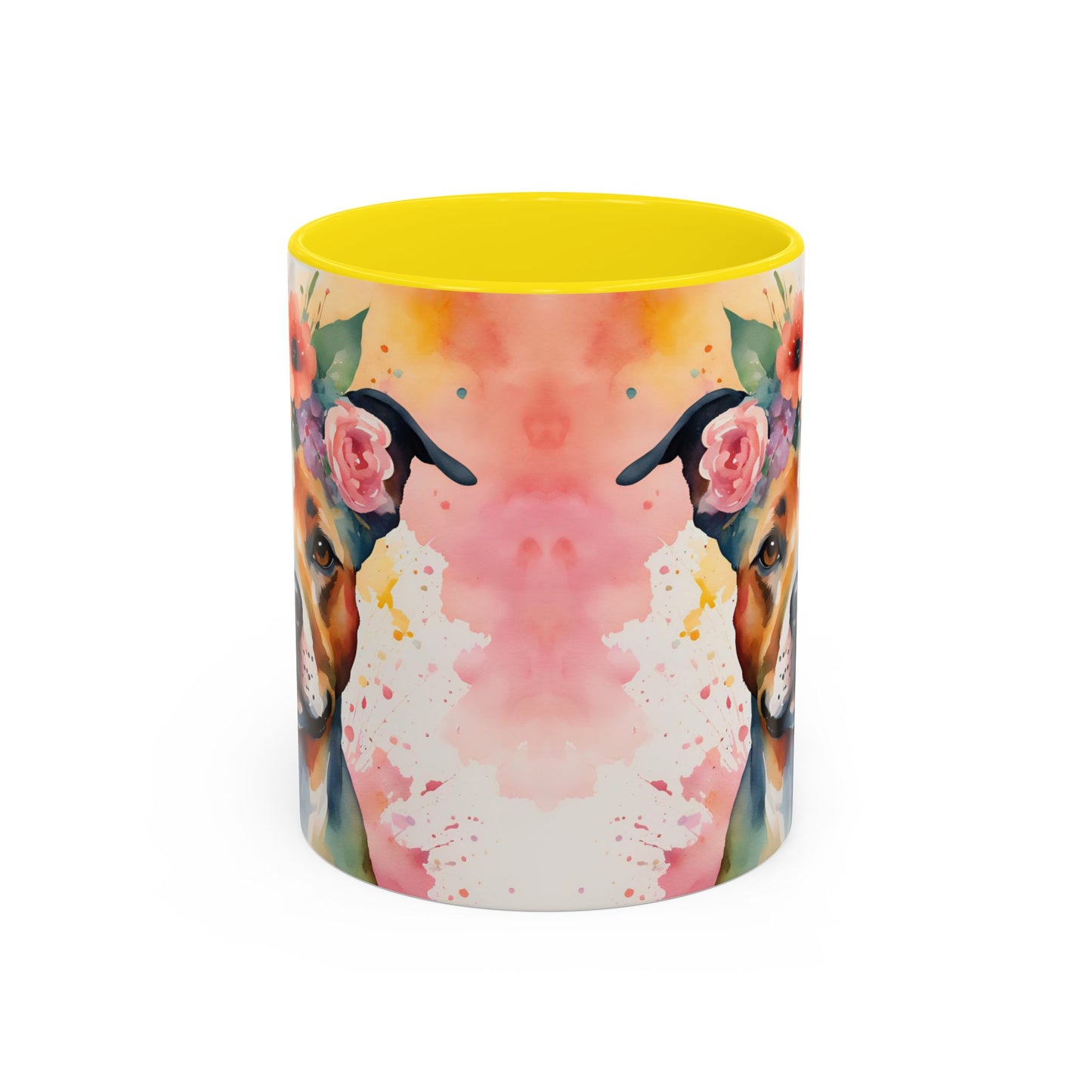 Staffordshire Bull Terrier 03 Accent Coffee Mug - Dog Lover Gift