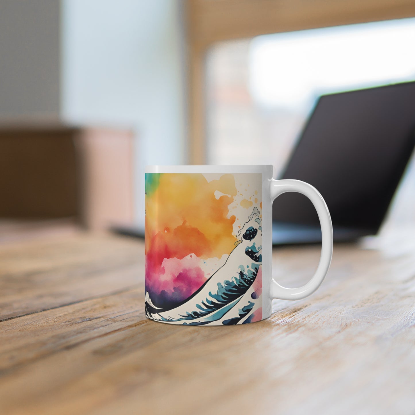 Japanese Waves 04 Mug - Nature's Beauty Collection