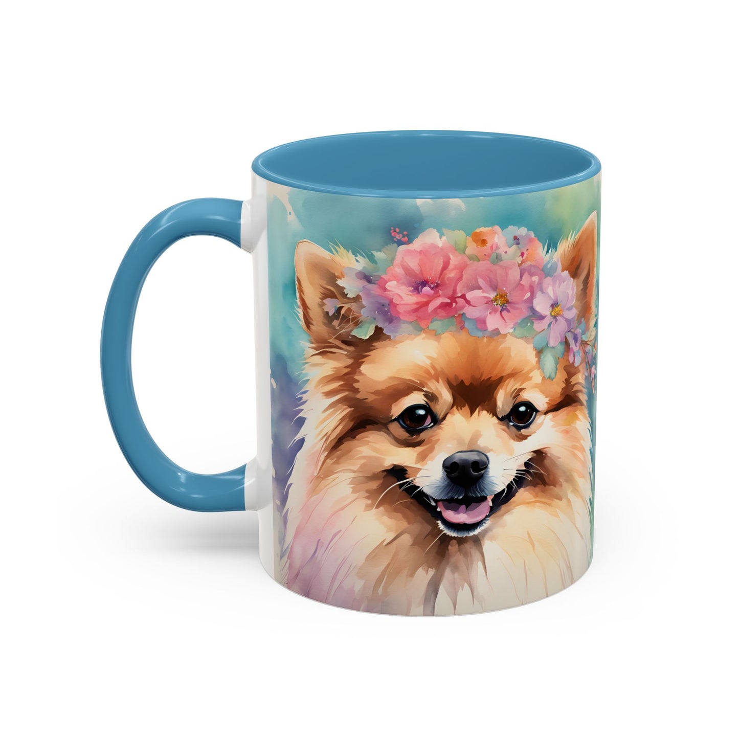 Pomeranian 03 Accent Coffee Mug - Dog Lover Gift