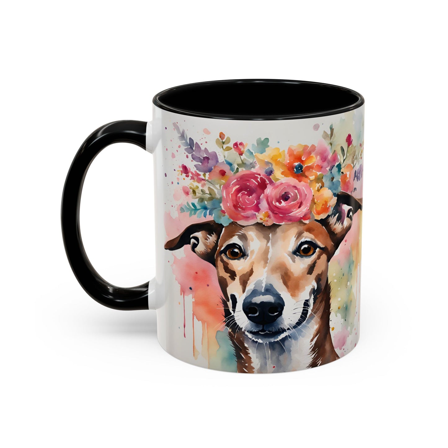 Greyhound 01 Accent Coffee Mug - Dog Lover Gift