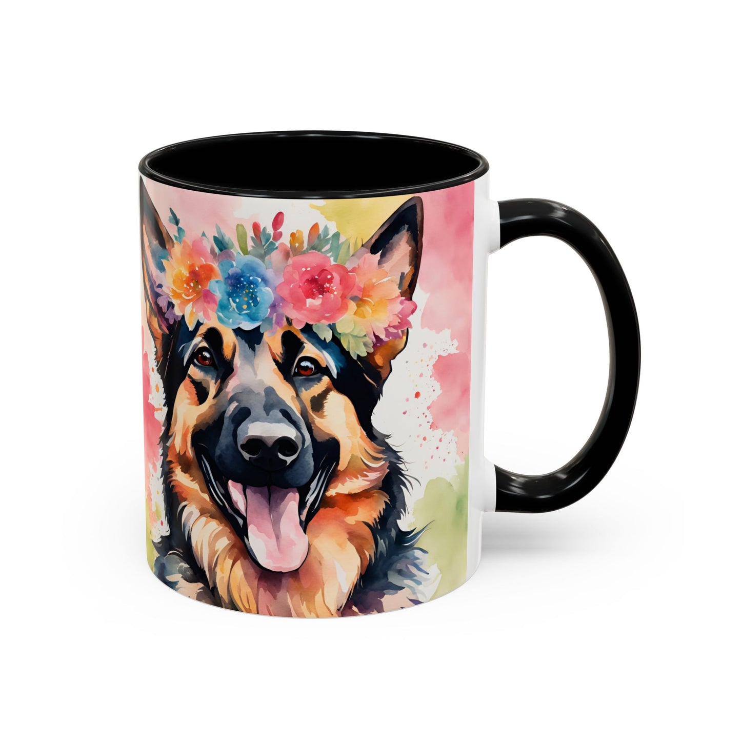 German Shepherd 03 Accent Coffee Mug - Dog Lover Gift