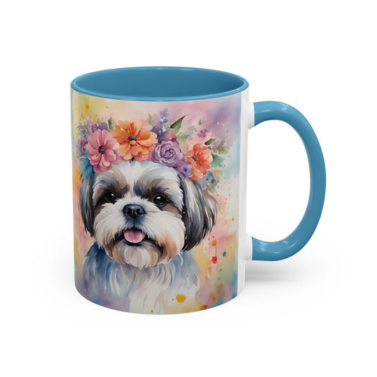 Shih Tzu 04 Accent Coffee Mug - Dog Lover Gift