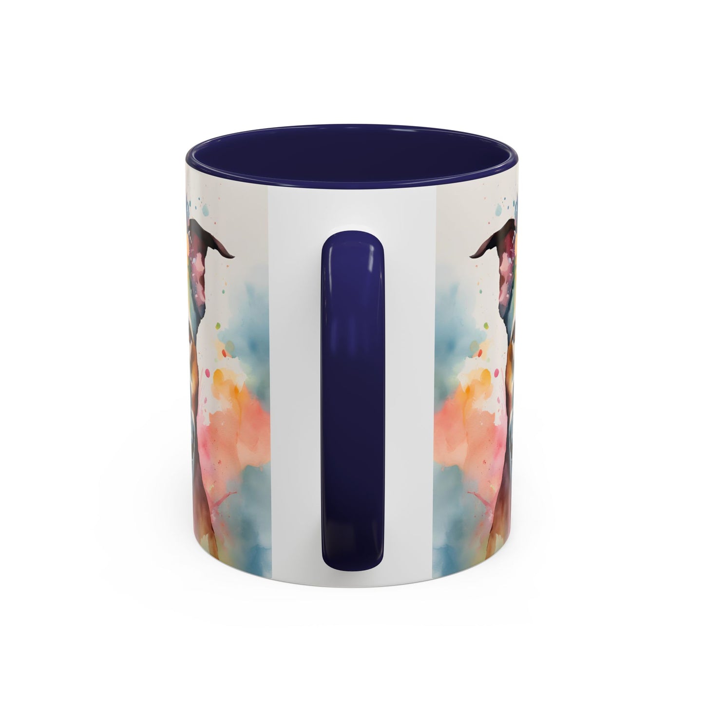 Staffordshire Bull Terrier 03 Accent Coffee Mug - Dog Lover Gift