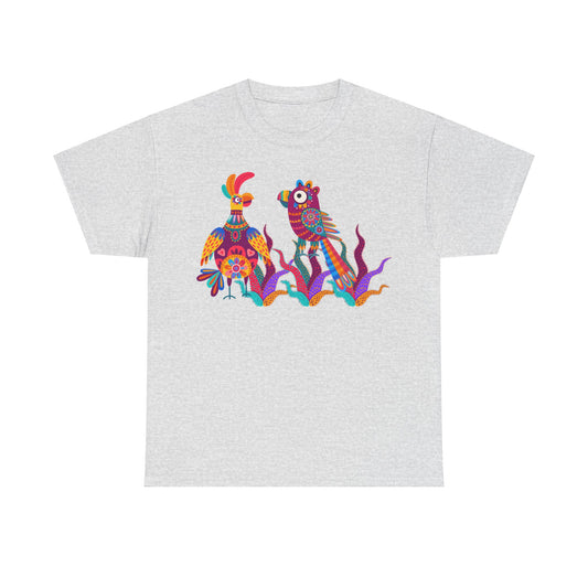 Jazzy birds 01 Unisex Heavy Cotton Tee