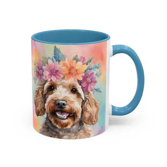 Cockapoo 01 Accent Coffee Mug - Dog Lover Gift