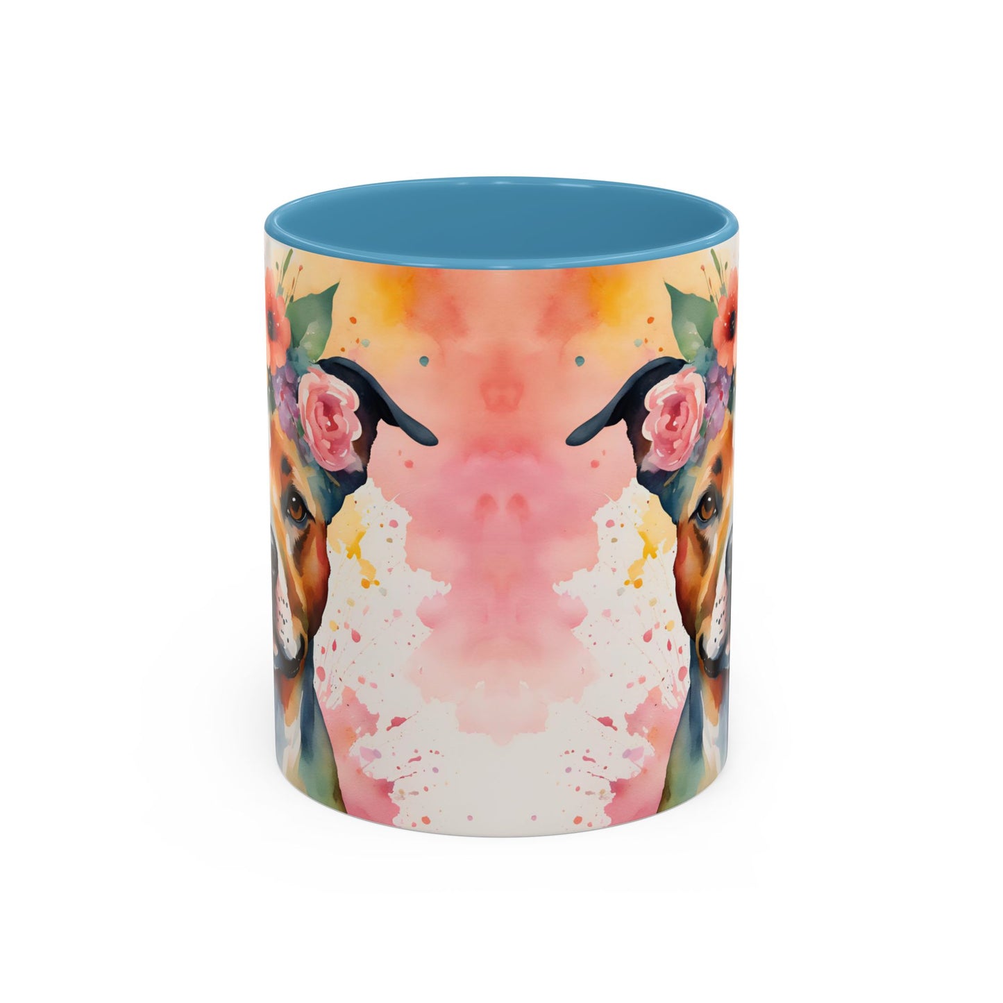 Staffordshire Bull Terrier 03 Accent Coffee Mug - Dog Lover Gift